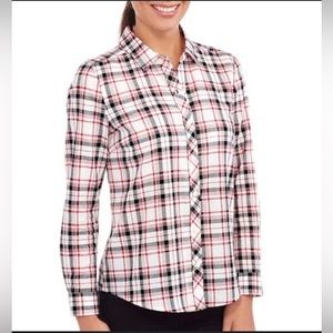 Joe Fresh | red tartan 100% Cotton shirt | size L